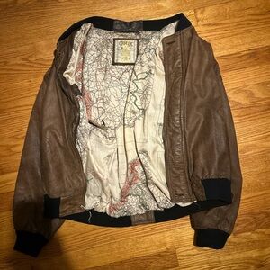 Vintage leather orix jacket
